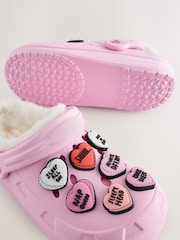 Pink Heart Slippers Clogs - Image 5 of 6