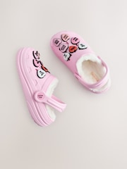 Pink Heart Slippers Clogs - Image 6 of 6