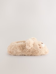 Neutral Brown Bear Character Slippers - Image 2 of 5