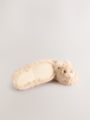 Neutral Brown Bear Character Slippers - Image 3 of 5