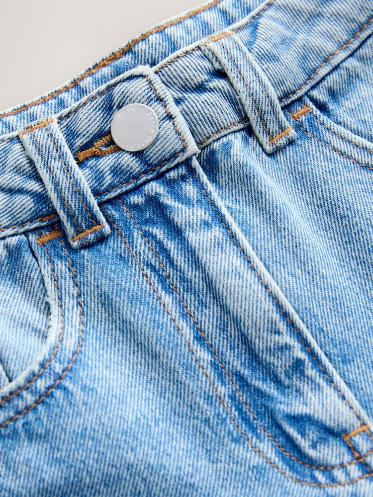 Light Blue Denim Floral Embellished Flare Jeans (3-16yrs) - Image 5 of 5