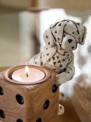 White/Black Ace the Dalmatian Bronx Tea Light Holder - Image 3 of 6