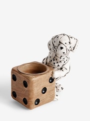 White/Black Ace the Dalmatian Bronx Tea Light Holder - Image 4 of 6
