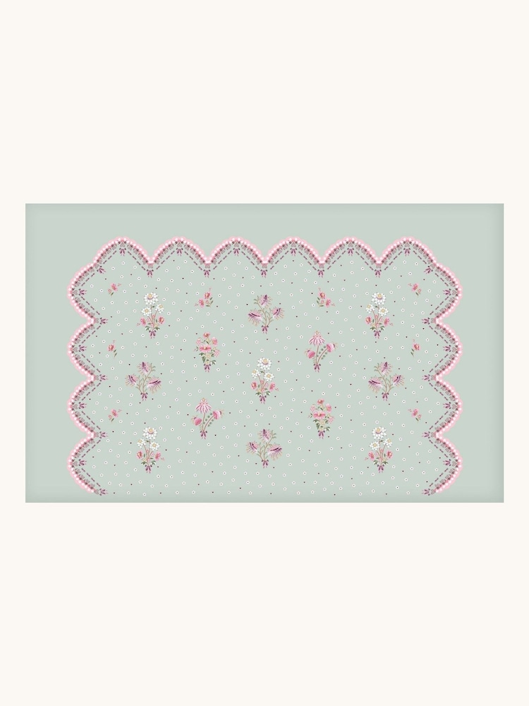 Cath Kidston Green Stitch In Time Fixed Size 4M Mural - Image 2 of 2