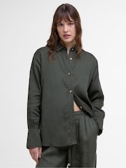 Barbour® International Green Clara Shirt - Image 1 of 5