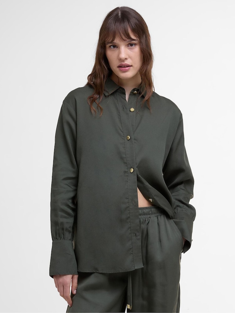 Barbour® International Green Clara Shirt - Image 1 of 5