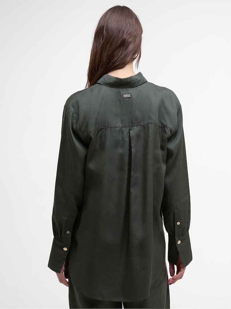 Barbour® International Green Clara Shirt - Image 2 of 5