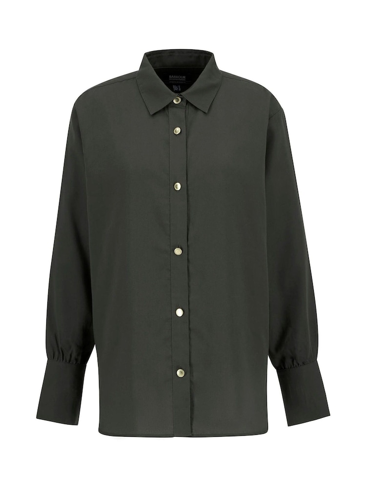 Barbour® International Green Clara Shirt - Image 5 of 5 Barbour® International Green Clara Shirt - Image 5 of 5