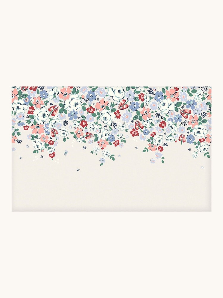 Cath Kidston Cream Clifton Floral Fixed Size 4M Mural - Image 2 of 2 Cath Kidston Cream Clifton Floral Fixed Size 4M Mural - Image 2 of 2