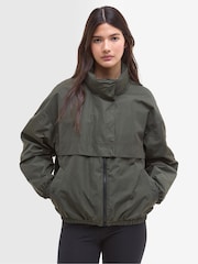 Barbour® International Green Lolita Showerproof Jacket - Image 1 of 5