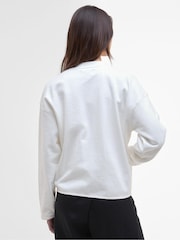 Barbour® International Clara Sweat 100% Cotton Bomber Jacket - Image 2 of 5