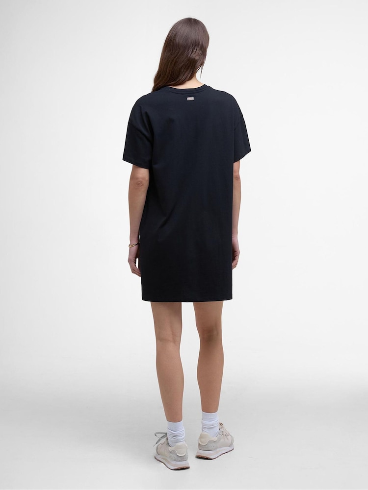 Barbour® International Cali Black 100% Cotton Dress - Image 2 of 5