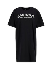 Barbour® International Cali Black 100% Cotton Dress - Image 5 of 5