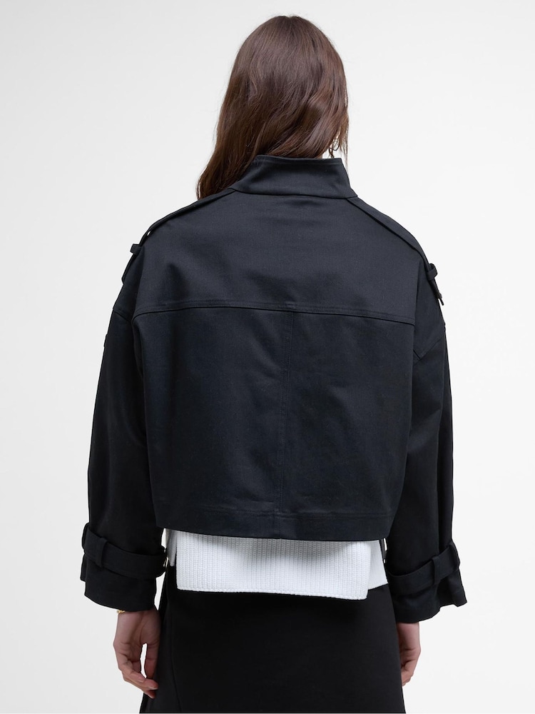 Barbour® International Electra Utility Casual Black Jacket - Image 2 of 5