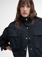 Barbour® International Electra Utility Casual Black Jacket - Image 3 of 5
