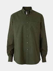 The Savile Row Company Classic Fit Button Down Oxford Casual 100% Cotton Shirt - Image 5 of 6