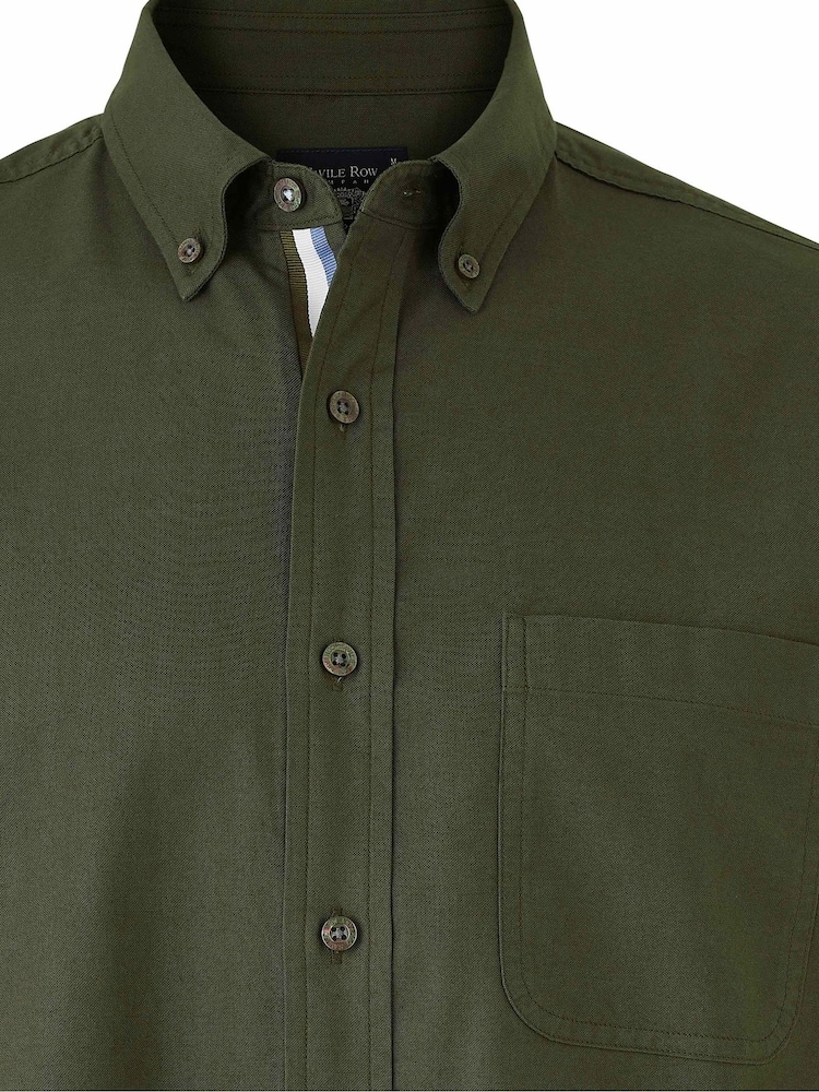 Savile Row Company Classic Fit Button Down Oxford Casual 100% Cotton Shirt - Image 6 of 6 Savile Row Company Classic Fit Button Down Oxford Casual 100% Cotton Shirt - Image 6 of 6