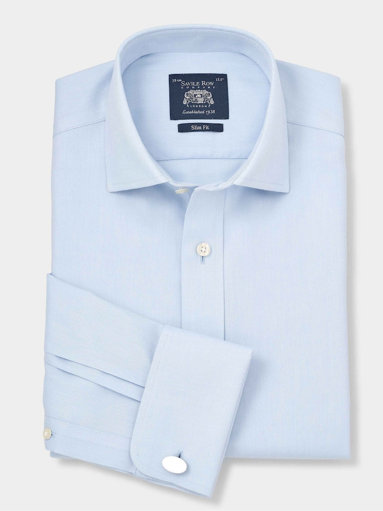 The Savile Row Company 100% Cotton Twill Non-Iron Shirt - Image 3 of 5