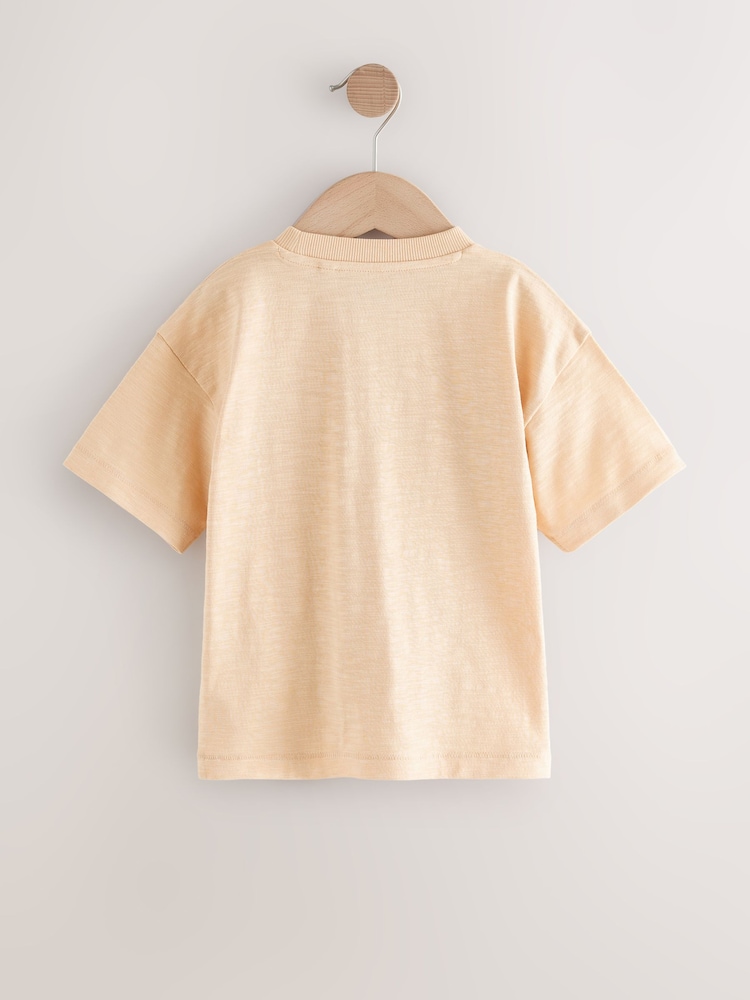 Orange Skater's Club 100% Cotton Short Sleeve Graphic Print T-Shirt (3mths-8yrs) - Image 2 of 4