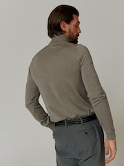 Oliver Sweeney 100% Merino Wool Roll Neck Jumper - Image 2 of 4