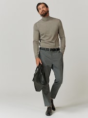 Oliver Sweeney 100% Merino Wool Roll Neck Jumper - Image 3 of 4