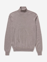 Oliver Sweeney 100% Merino Wool Roll Neck Jumper - Image 4 of 4