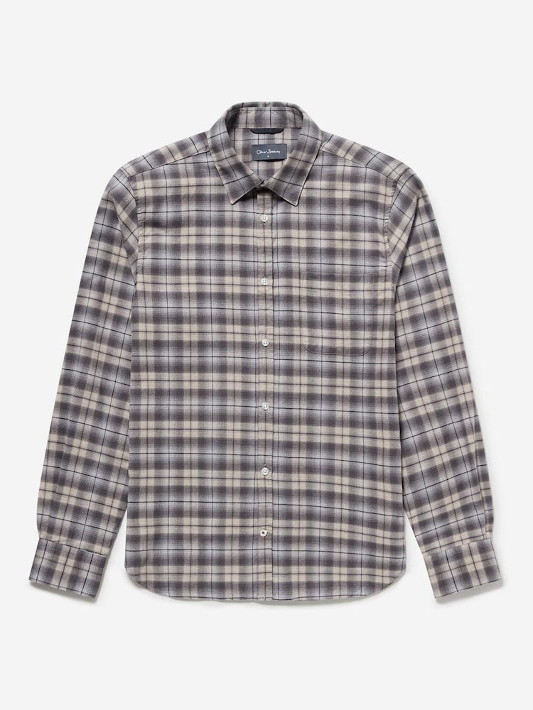 Oliver Sweeney Brushed 100% Cotton Cashmere Shirt - Image 5 of 5
