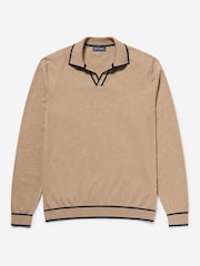 Oliver Sweeney Long Sleeve Polo Shirt - Image 5 of 5