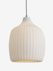 MADE.COM White Easy Fit Finn Porcelaine Shade - Image 1 of 1