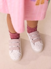 White Unicorn Touch Fasten Light Up Trainers - Image 2 of 7