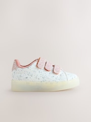 White Unicorn Touch Fasten Light Up Trainers - Image 4 of 7