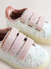 White Unicorn Touch Fasten Light Up Trainers - Image 5 of 7