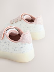 White Unicorn Touch Fasten Light Up Trainers - Image 6 of 7