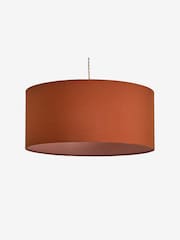 MADE.COM Orange/Pink Oro Pendant Drum Lamp Shade - Image 3 of 4