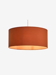 MADE.COM Orange/Pink Oro Pendant Drum Lamp Shade - Image 4 of 4
