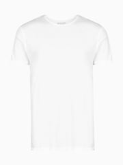 AllSaints White Figure Shortsleeve Crew 100% Cotton T-Shirt - Image 7 of 7