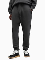 AllSaints Black 100% Organic Cotton Haven Sweatpants - Image 1 of 9