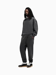 AllSaints Black 100% Organic Cotton Haven Sweatpants - Image 2 of 9