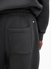 AllSaints Black 100% Organic Cotton Haven Sweatpants - Image 5 of 9