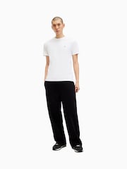 AllSaints White Brace Short Sleeve Crew 100% Organic Cotton T-Shirt - Image 3 of 6