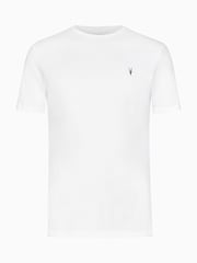 AllSaints White Brace Short Sleeve Crew 100% Organic Cotton T-Shirt - Image 6 of 6