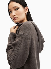 AllSaints Brown Ines Hoodie - Image 2 of 7