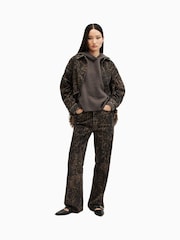 AllSaints Brown Ines Hoodie - Image 5 of 7