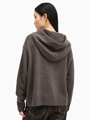 AllSaints Brown Ines Hoodie - Image 6 of 7