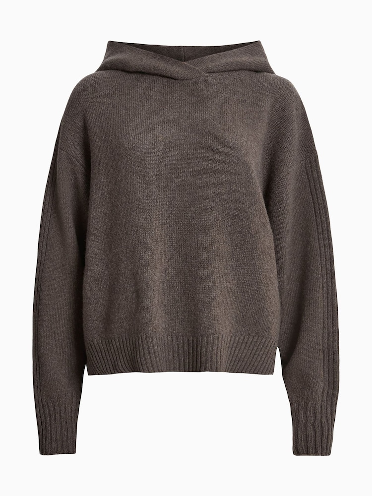 AllSaints Brown Ines Hoodie - Image 7 of 7