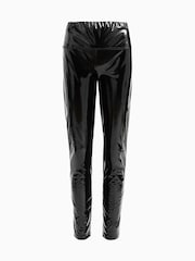 AllSaints Black Cora Shine Leggings - Image 7 of 7