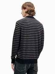 AllSaints Black Andi Mock Neck Jumper - Image 5 of 7