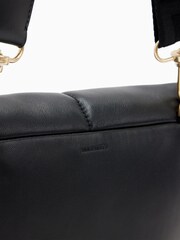 AllSaints Black Ezra Quilt Cross-Body Bag - Image 4 of 9
