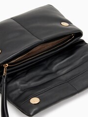 AllSaints Black Ezra Quilt Cross-Body Bag - Image 6 of 9