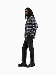 AllSaints Black ELM 100% Organic Cotton Trousers - Image 4 of 8